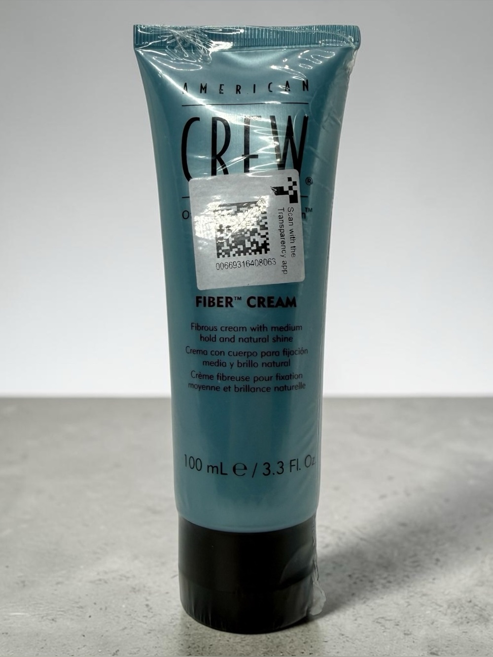 American Crew Men’s Fiber Cream 3.3 Oz Medium Hold Natural Shine Hair Styling